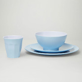 Meloware 48 piece Frost Classic Pro Melamine Dinner Set