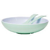 Meloware Mint Deluxe Melamine Salad Bowl &amp; Server Set