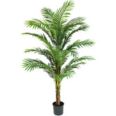 pollen &amp; fauna Potted Faux Phoenix Palm Tree