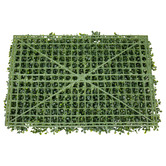 pollen &amp; fauna Rectangular Faux Boxwood Mats