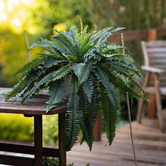 Glamorous Fusion 88cm Potted Faux Hanging Boston Fern Plant