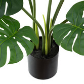 pollen &amp; fauna Potted Faux Monstera Plant