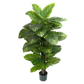 pollen &amp; fauna 137cm Potted Faux Pothos Plant on Pole