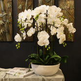 pollen &amp; fauna 90cm Potted Faux Orchid Plant