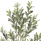 pollen &amp; fauna 127cm Potted Faux Olive Tree