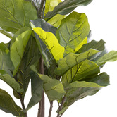 pollen &amp; fauna Potted Faux Giant Fiddle Leaf Fig Tree