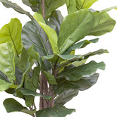 pollen &amp; fauna Potted Faux Giant Fiddle Leaf Fig Tree