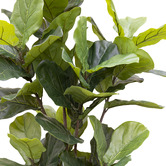 pollen &amp; fauna Potted Faux Giant Fiddle Leaf Fig Tree