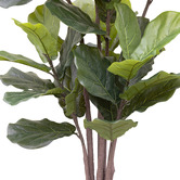 pollen &amp; fauna Potted Faux Giant Fiddle Leaf Fig Tree