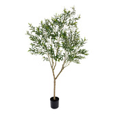 pollen &amp; fauna 213cm Potted Faux Olive Tree