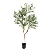 pollen &amp; fauna 213cm Potted Faux Olive Tree