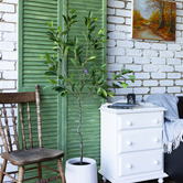 pollen &amp; fauna 158cm Potted Faux Camellia Tree