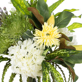 pollen &amp; fauna 81cm Faux Hydrangea &amp; Leucospermum Arrangement in Vase