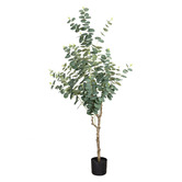 pollen &amp; fauna 150cm Potted Faux True Blue Eucalyptus Plant
