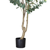 pollen &amp; fauna 180cm Potted Faux True Blue Eucalyptus Plant