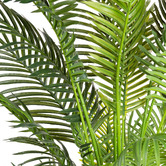 pollen &amp; fauna Bright Green Potted Faux Areca Palm Tree
