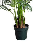 pollen &amp; fauna Bright Green Potted Faux Areca Palm Tree