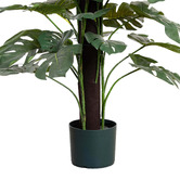 pollen &amp; fauna 140cm Potted Faux Philo Plant on Pole