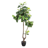 pollen &amp; fauna 195cm Potted Faux Fiddle Leaf Tree