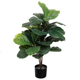 pollen &amp; fauna 92cm Potted Faux Fiddle Leaf Plant