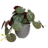 pollen &amp; fauna 17cm Potted Faux Geranium Bush Plant