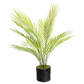 pollen &amp; fauna 63cm Potted Faux Butterfly Palm Plants