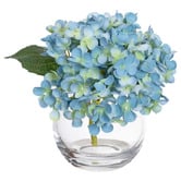 pollen &amp; fauna 19cm Faux Hydrangea Arrangement in Vase