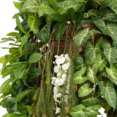 pollen &amp; fauna 135cm Potted Faux Baker Fern &amp; Laurel Bush Arrangement