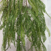 pollen &amp; fauna 94cm Potted Faux Hanging Baker Fern Plant