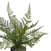 pollen &amp; fauna 34cm Potted Faux Ruffle Fern Plants