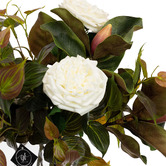 pollen &amp; fauna 50cm Faux Magnolia Mixed Arrangement with Vase