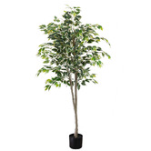 pollen &amp; fauna 183cm Potted Faux Ficus Tree
