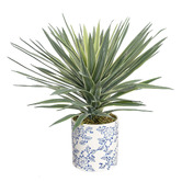 pollen &amp; fauna 40cm Potted Faux Agave Plant