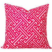 Cushion Bazaar Pink Watermelon Geometric Maze Cushion