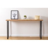 Ada Home Natural &amp; Black Belle Tasmanian Oak  Console Table