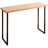 Ada Home Natural &amp; Black Belle Tasmanian Oak  Console Table