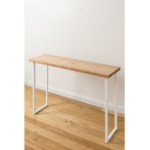 Ada Home Natural &amp; White Belle Tasmanian Oak  Console Table