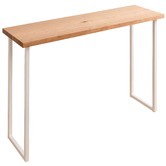 Ada Home Natural &amp; White Belle Tasmanian Oak  Console Table