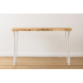 Ada Home White Legs Molly Oak Console Table