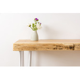 Ada Home White Legs Molly Oak Console Table