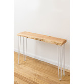 Ada Home White Legs Molly Oak Console Table