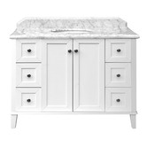 Turner Hastings Coventry 1200mm Satin White Freestanding Single Vanity