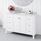 Turner Hastings Coventry 1200mm Satin White Freestanding Single Vanity