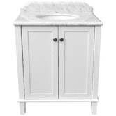 Turner Hastings Coventry 750mm Satin White Freestanding Single Vanity