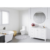 Turner Hastings Coventry 1200mm Satin White Freestanding Single Vanity