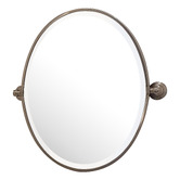 Turner Hastings Mayer Wall Mounted Oval Pivot Mirror