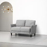Studio Home Light Grey 2 Seater Classic Sofa