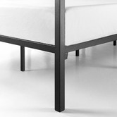 Studio Home Black Cytus Canopy Bed Frame