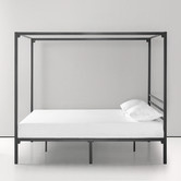 Studio Home Black Cytus Canopy Bed Frame