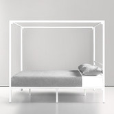 Studio Home White Cytus Canopy Bed